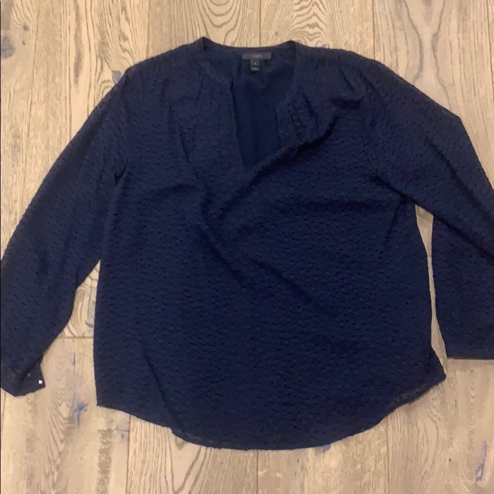 Navy blue blouse